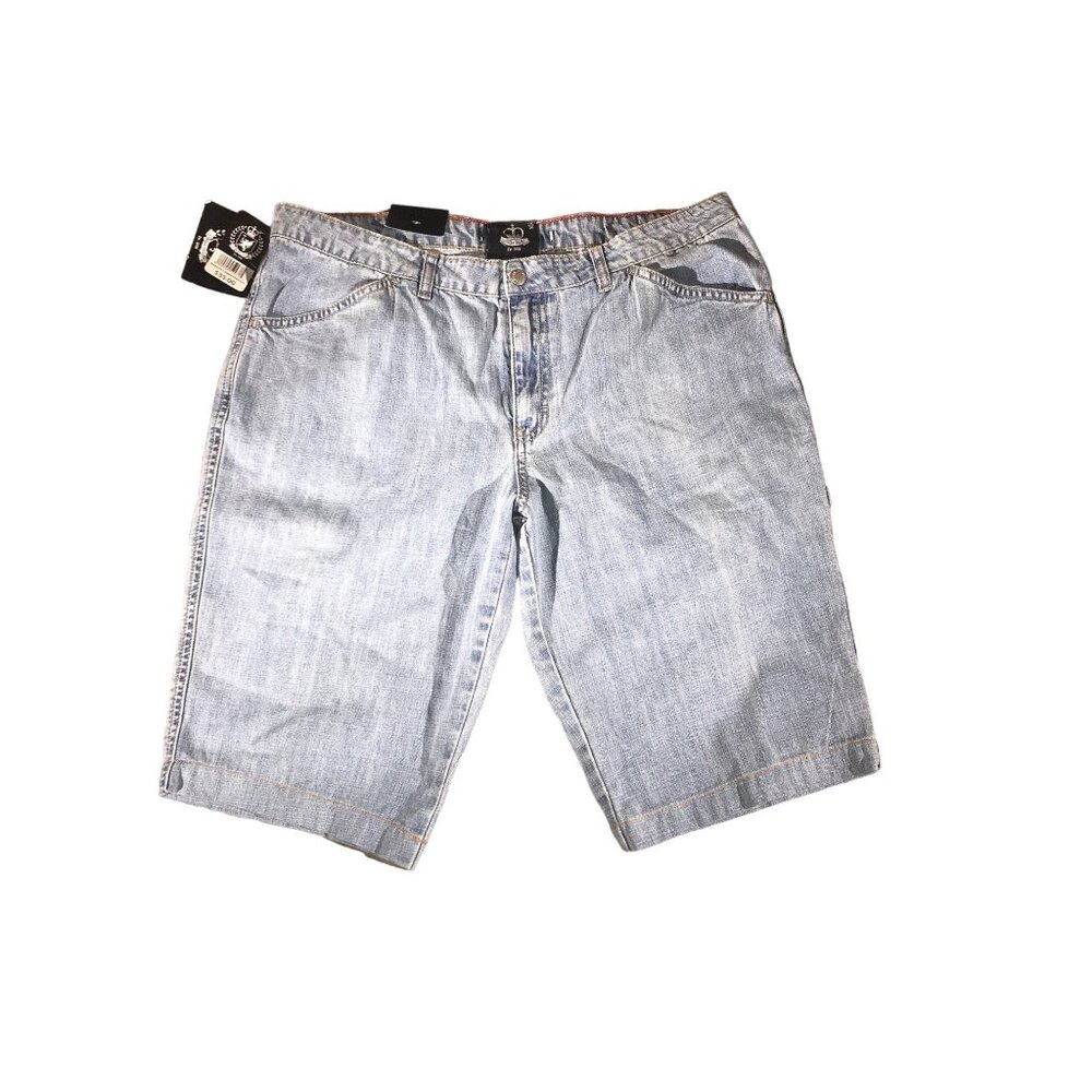 Tommy Hilfiger Mens Bklyn Untld Light Wash Blue Jean Shorts